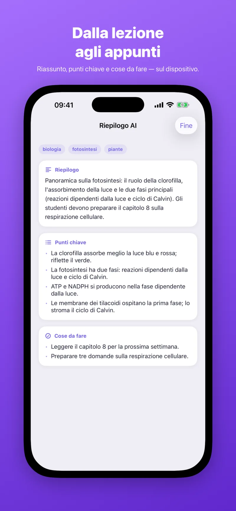 Riassunto generato dall'AI